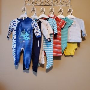 8 pc baby boy collection.   Size 3 to 6 months